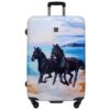 مجموعه سه عددی چمدان ساکسولاین مدل HORSES B36H0