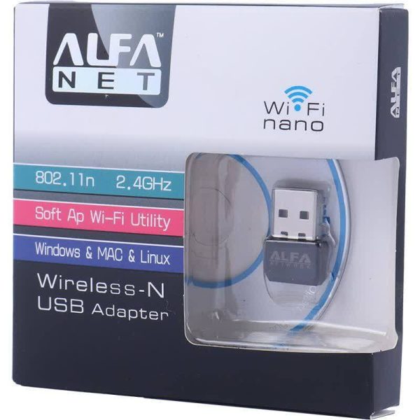 کارت شبکه USB بی‌ سیم آلفا مدل ALFA NET 150Mbps - Image 8