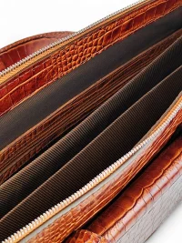 کیف دستی چرمی 2دسته 3طبله اعلا کد L0037 - Image 4