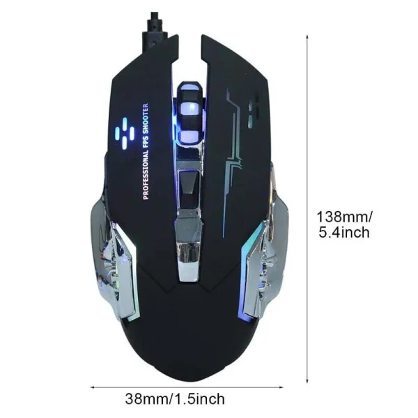 ماوس مخصوص بازی RGB & Wireless قابل شارژ - Image 4