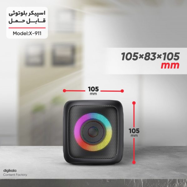 اسپیکر بلوتوثی مدل X-911 - Image 3