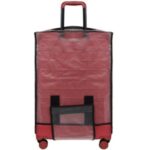 کاور چمدان شفاف مجموعه سه عددی مدل GLASS 2300003 MT (سایز بزرگ ، متوسط و کوچک)