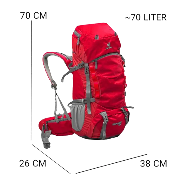 کوله پشتی کوه و سفر دیوتر مدل DEUTER-DTR190(70 LITER) - Image 4