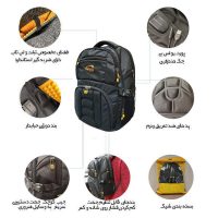 کوله پشتی لپ تاپ کمل اکتیو مدل Z8000 مناسب برای لپ تاپ 16.4 اینچی - Image 7