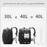 کوله پشتی لپتاپ بنج مدلBange BG-3055 - Image 4
