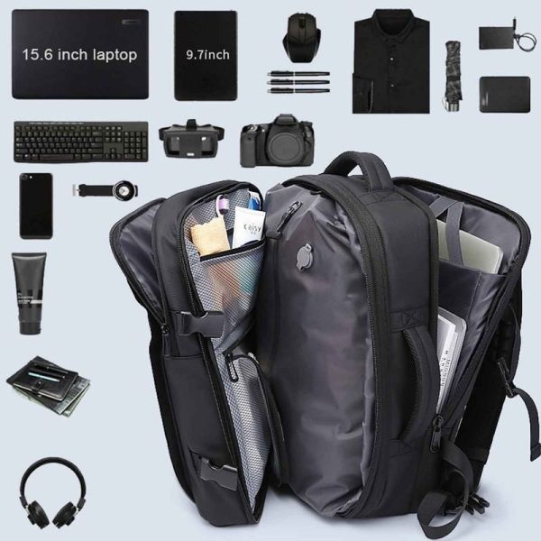 کوله پشتی لپتاپ وکیوم دار بنج مدل Bange BG-3028 همراه با پمپ وکیوم - Image 9