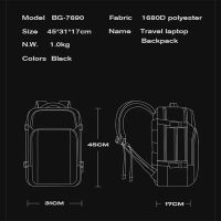 کوله پشتی لپتاپ بنج مدلBange BG-7690 - Image 11
