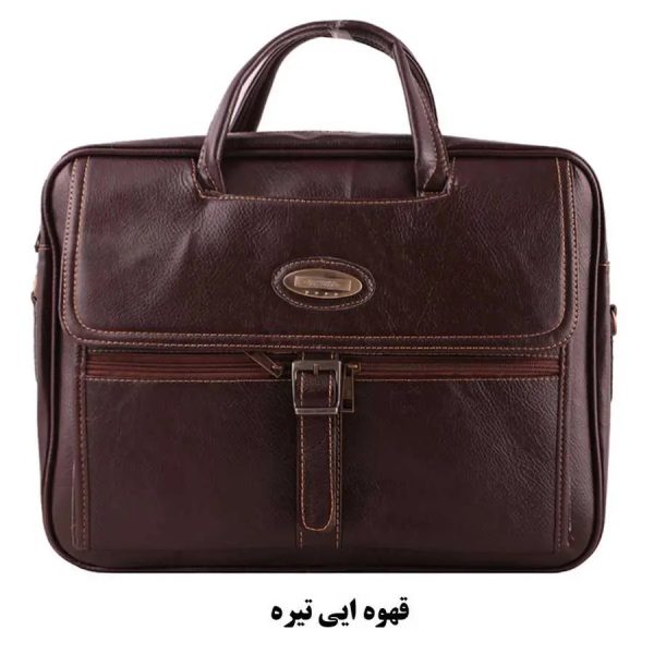 کیف اداری تک سگک دو زیپ مدل 003 - Image 3