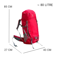 کوله پشتی کوه و سفر پکینیو مدل PEKYNEW-PKN200 (70+10 LITER) - Image 13