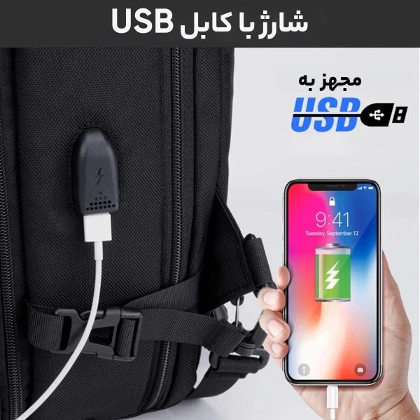 کوله پشتی آرکتیک هانتر کد B00382 - Image 25