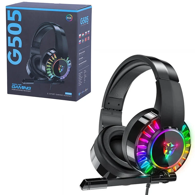 هدست گیمینگ RGB برند E-sport مدل G505